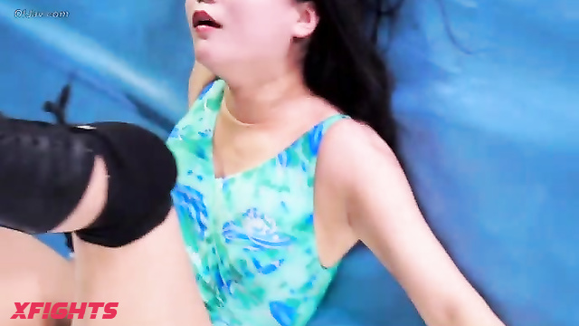 Akibacom - ADP-02 Domination Pro-wrestling Story 2 - Slut humiliation