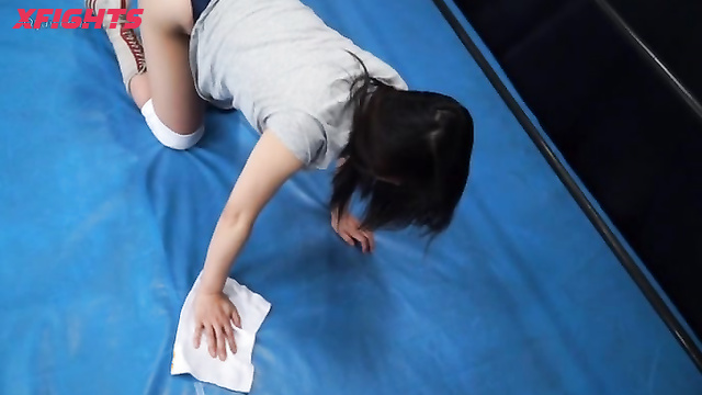 Akibacom - AJMP-01 Mature MIX Pro Wrestling 1 - Rip her clothes off
