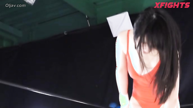 Akibacom - FGV-27 Runa Amemiya and Minami Narusawa Stomp in Competitive Catfight Showdown
