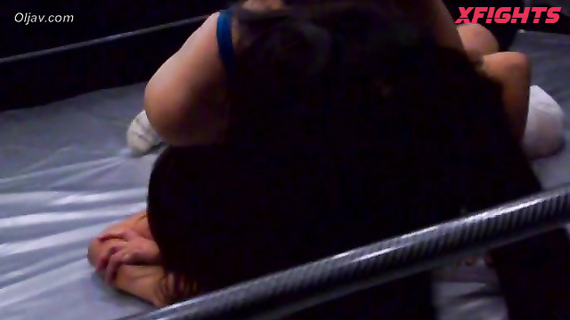 Akibacom - PWWS-01 Wrestling Stars - Ai Morisaki & Ayaka Kojyo in a Competitive Fight