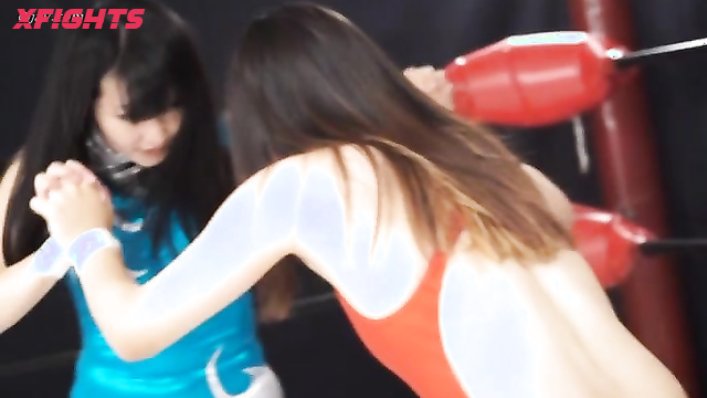 Akibacom - FGV-51 Fighting Girls - Masako Natsume vs Mao Kaneshiro in a Brutal Catfight