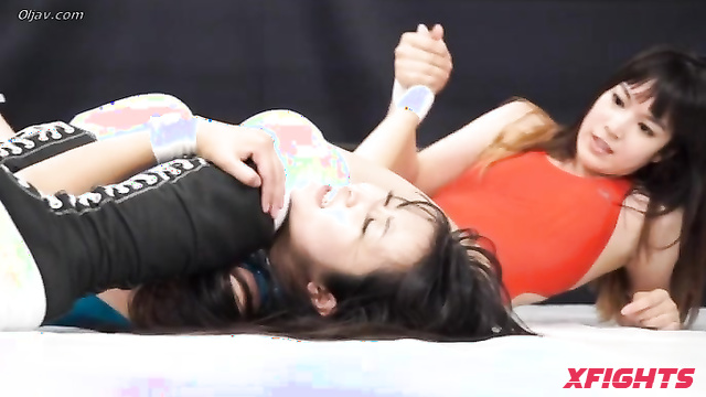 Akibacom - FGV-51 Fighting Girls - Masako Natsume vs Mao Kaneshiro in a Brutal Catfight