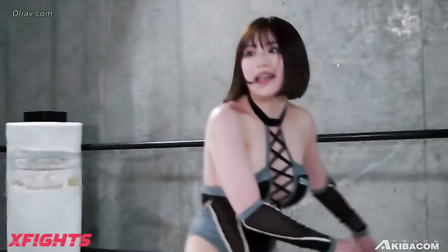 Akibacom - BTTN-08 Pro-Style Wrestling - Hinami Meguro & Mitsuki Nagisa in Intense Fight