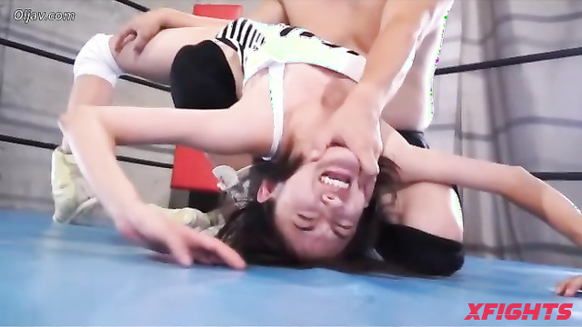 Akibacom - DMF-03 Hatsune Imai - Mixed Grapple Headlock & Takedown Hold