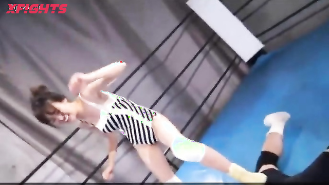 Akibacom - DMF-03 Hatsune Imai - Mixed Grapple Headlock & Takedown Hold