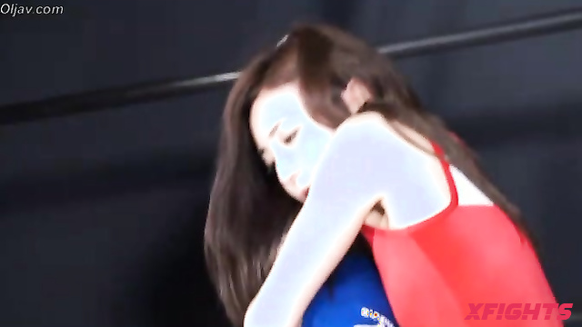 Akibacom - FJP-05 Madoka Hitomi vs Tomoka Aizawa - Competitive Clash Headlock Slam