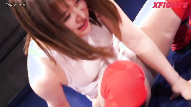 Akibacom - BJM-03 Female Domination - Maya Hasegawa Overpowers Mei Haruki in Wrestling