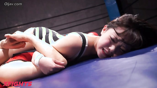 Akibacom - BJM-03 Female Domination - Maya Hasegawa Overpowers Mei Haruki in Wrestling