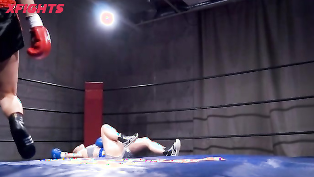 Akibacom - BW-23 Maya vs Yu Akagi - Competitive Clash Topless Takedown Lock