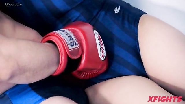 Akibacom - BHI-06 Belly Punch Battle - Ruru Aizawa vs SHIN in a Topless Boxing Match