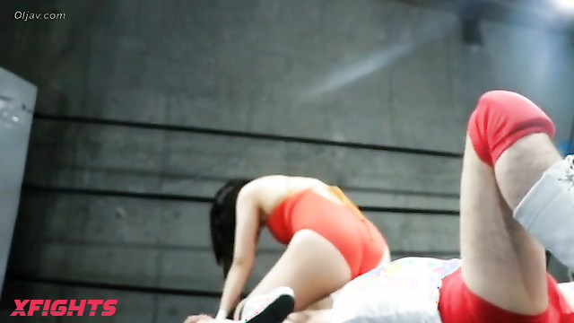 Akibacom - BKPP-02 Private Wrestling with Her 02 - Asian and Mixed Wrestling Featuring