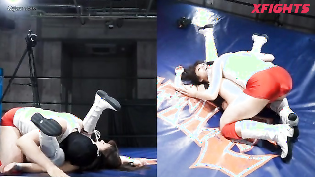 Akibacom - BKPP-02 Private Wrestling with Her 02 - Asian and Mixed Wrestling Featuring
