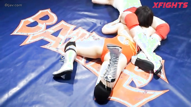 Akibacom - BKPP-02 Private Wrestling with Her 02 - Asian and Mixed Wrestling Featuring