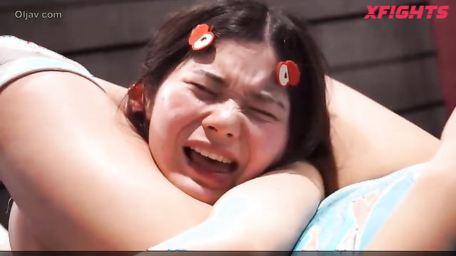 Akibacom - BKSP-03 Choking Pro Wrestling - Erika Kakei vs Ringo Fijii in a Domination Duel