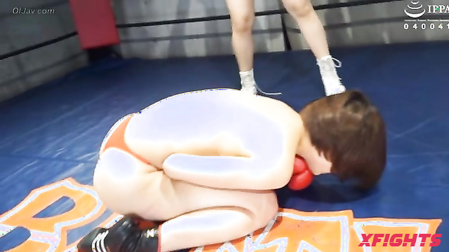 Akibacom - BNGX-01 Erina Ichihashi vs Miki Sanada - Boxing Fight Big Tits Punch