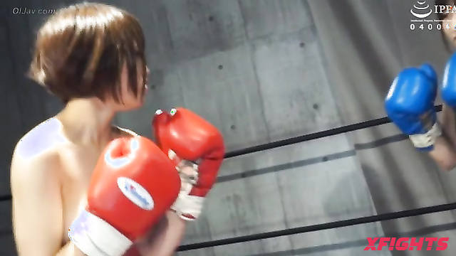 Akibacom - BNGX-01 Erina Ichihashi vs Miki Sanada - Boxing Fight Big Tits Punch