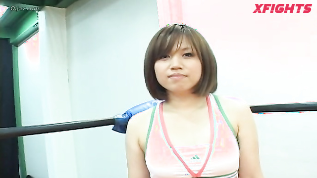 Akibacom - IAL-10 Lesbian Vale Tudo - Mishima Yui & Yonekura Nao Engage in Sensual Battle