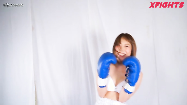 Akibacom - BJBS-02 Haruna Ikoma vs Mao Kaneshiro - Boxing Brawl Punch & Victory Pose
