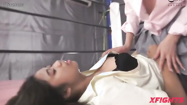 Akibacom - PSCL-01 Sumo Cat Fight Lesbian Place Gal Debut vs Yariman