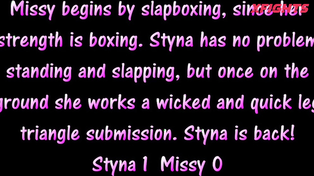 Freshfite Female Fighting - Missy Skye vs Styna Marizsa - Intense match