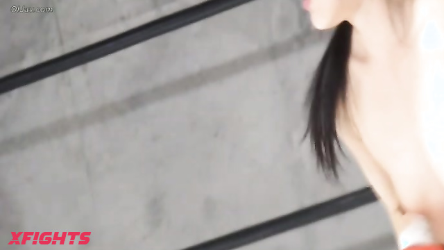 Akibacom - WWN-01 - Aine Kagura Knocks Out Himari Ogawa In Beautiful Naked Boxing Match