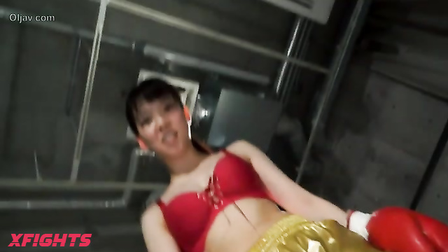Akibacom - BIFB-01 Shizuku Hanai vs Mako Shion - Boxing Clash Punch & Domination