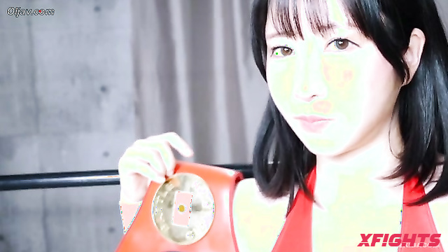 Akibacom - BXE-08 Akari Minase vs Runa Amemiya - Domination Brawl Headlock Stomp