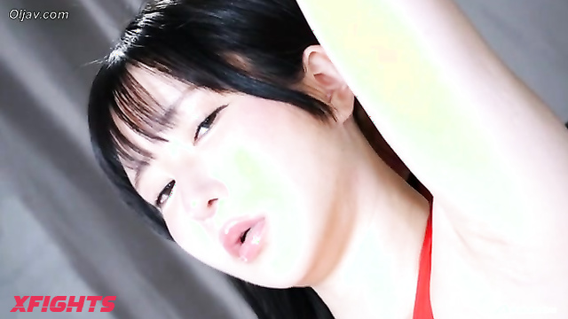 Akibacom - BXE-08 Akari Minase vs Runa Amemiya - Domination Brawl Headlock Stomp