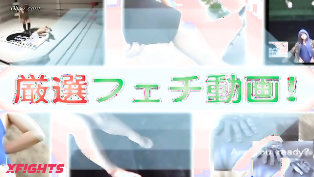 Akibacom - AOL-03 Saijo Eri vs Yuzumiya Nao - Oily Lesbian Sexfight & Orgasm in Ring