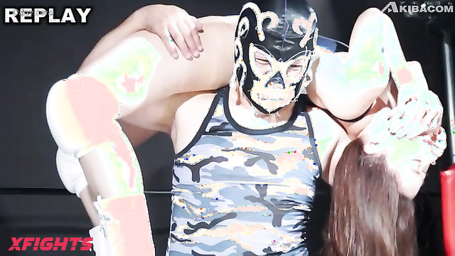 Akibacom - ﻿BSMD-03 Hinano Sonoda & Reira Fujii Grapple in True Mixed Wrestling Domination