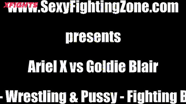 Sexy Fighting Zone - Ariel X vs Goldie Blair - Sexual tension