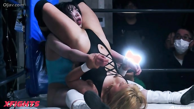 Akibacom - BW-97 BWP 12 Asian Lesbian Wrestling: Blondes vs. Brunettes in a Boxing Ring