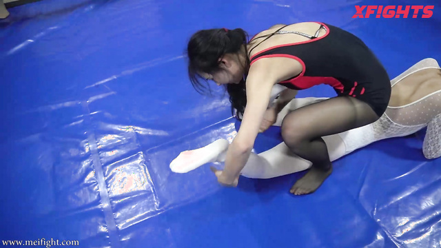 Akibacom - ﻿MF-FW56 Asian Wrestling Showdown: Lexin & Ayu Take on Xqin & Xyue