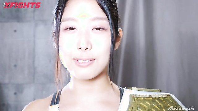Akibacom - BNCK-01 Petting female wrestler 01 - Dominating a newbie
