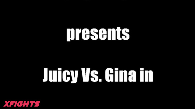 Sexy Fighting Zone - Juicy Vs Gina - Sexfight with tattoed hottie
