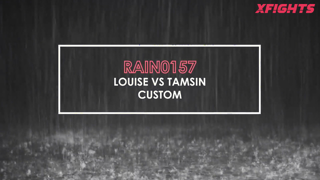 Mr Rain's Sexy Wrestling - Tamsin vs Louise - Dominating undefeated