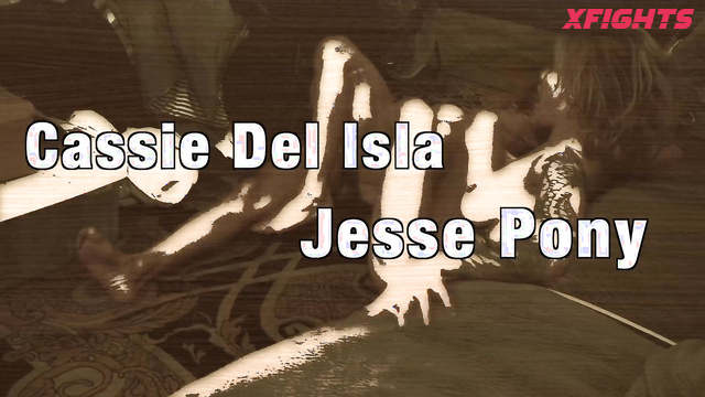 DT Wrestling - DT-1864HD Jesse Pony vs Cassie Del Isla Nude Ring and Apartment Catfight Match