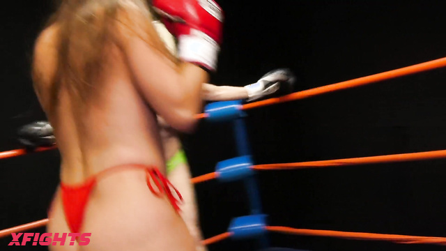 DT Wrestling - DT-1856HD Tylene Buck vs Skylar Rene Topless Boxing Match