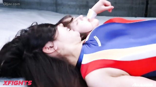 Akibacom - BSCM-03 Mai Onodera vs Reimi Hasegawa - Pins Hard & Smothers In Challenge Bout