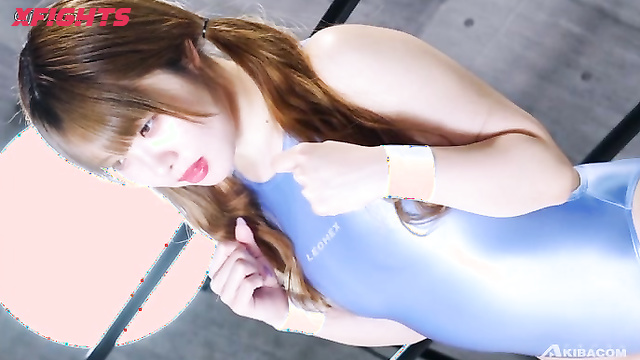 Akibacom - BJEX-01 Satsuki Toyooka & Momo Ninomiya Grapple and Sexfight In Ring