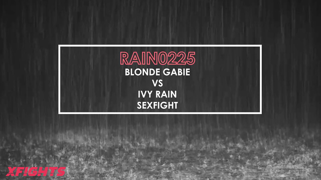 Mr Rain's Sexy Wrestling - RAIN0226 Blonde Gabie vs Ivy Rain Sexfight Brawl Schoolgirl Pin