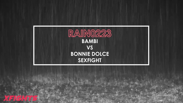 Mr Rain's Sexy Wrestling - RAIN0223 Bambi vs Bonnie Dolce - Hot Sexfight Scissoring