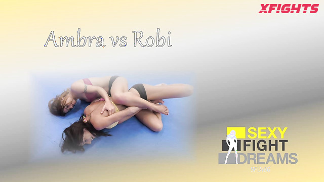 Sexy Fight Dreams - SFD166 Robi vs Ambra - Tickle punishment for hot chick
