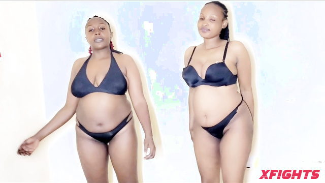 Black Beauty Bra lers - Annie vs Cate - Titfight between two BBWs