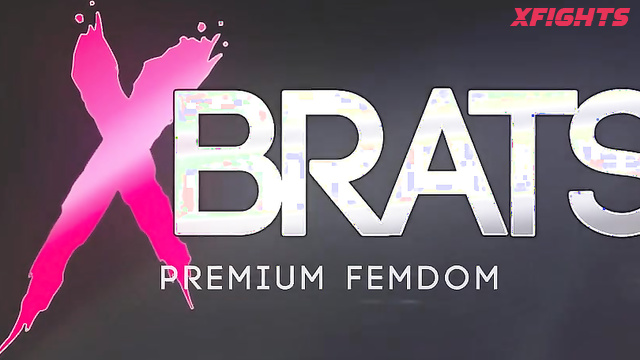 XBrats - Macy Nikole vs Acro Suave - Strong beautiful legs domination