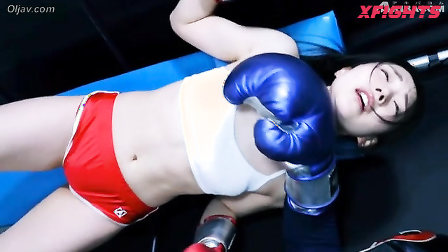 Akibacom - BOIB-06 Hikaru Minazuki’s Topless Mixed Boxing Punches End in Ring Domination