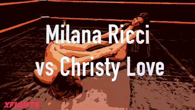 DT Wrestling - DT-1892HD Milana Ricci vs Christy Love Topless Ring Match