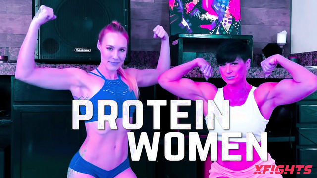 Protein Wrestling - Jolene Hexx vs Paris Love - There's no sign of relenting