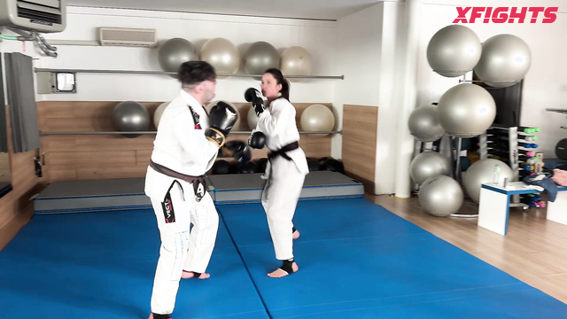 MixedWrestlingZone Clips! - Girl Show Off Their Jiu-Jitsu Skills on The Studio Mats