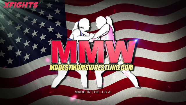 Modest Moms Wrestling - Athena Law vs Alexandria Hamilton in Brutal Belly Punching Match